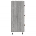 vidaXL Komoda sivý dub sonoma 34,5x34x90 cm spracované drevo