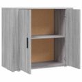 vidaXL Komoda sivý dub sonoma 80x33x70 cm spracované drevo