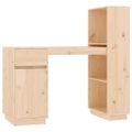 vidaXL Stolík 110x53x117 cm masívne borovicové drevo
