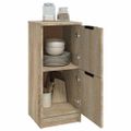 vidaXL Komody 2 ks dub sonoma 30x30x70 cm spracované drevo