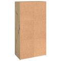 vidaXL Kancelársky kabinet Dub artisan 60 x 32 x 115 cm