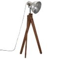 vidaXL Podlahová lampa 25 W starožitná strieborná 45x45x120 cm E27