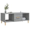 vidaXL Konferenčný stolík sivý sonoma 102x50x40cm kompozitné drevo