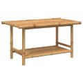vidaXL Konferenčný stolík 90x50x45 cm bambus