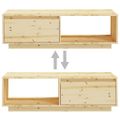 vidaXL Konferenčný stolík 110x50x33,5 cm jedľový masív