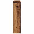 vidaXL Kryt na radiátor staré drevo 205x21,5x83,5 cm kompozitné drevo