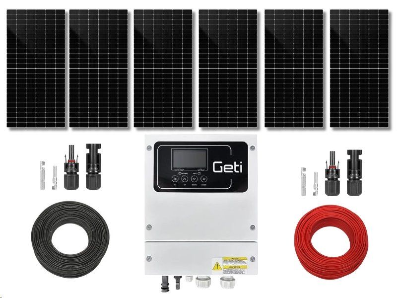 Sada pre solárny ohrev vody GETI GWH02D 2730Wp 6x PV TRINA Solar