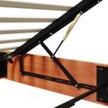 vidaXL Posteľový rám s úložným priestorom Vosková Hnedá 100 x 200 cm