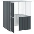 vidaXL Klietka pre vtákov Antracit 165 x 165 x 200 cm Pozinkovaná oceľ