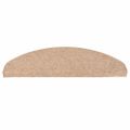 vidaXL Nášľapy na schody samolepiace 20 ks béžové 65x22,5x3,5 cm