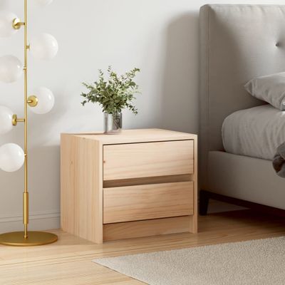 vidaXL Nočný stolík 40x31x35,5 cm masívne borovicové drevo