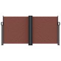 vidaXL Zaťahovacia bočná markíza, hnedá 120x1000 cm