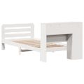 vidaXL Posteľ bez matraca biela 90x190 cm masívna borovica