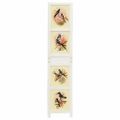 vidaXL Romdivider Panel Biela 106 x 165 cm MDF