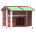 vidaXL Koterec pre psa mocha káva 96x87x80,5 cm borovicový masív
