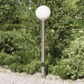 vidaXL Stĺpikové svietidlo so zásuvkou 120 cm nehrdzavejúca oceľ IP44