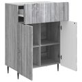 vidaXL Servírovacia skriňa Sivá sonoma 66 x 34,5 x 92 cm