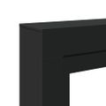 vidaXL Obloženie krbu čierne 100x30x87,5 cm kompozitné drevo