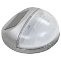 vidaXL Vonkajšie solárne nástenné LED lampy 24 ks okrúhle strieborné