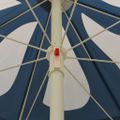 vidaXL Záhradný slnečník, oceľová tyč, modrý 180 cm