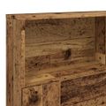 vidaXL Skrinka na čelo postele staré drevo 160x19x103,5 cm komp. drevo