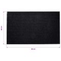 vidaXL Rohož pred dvere, čierna 90 x 60 cm, PVC