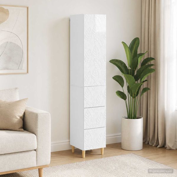 vidaXL Sada skríň 2 ks 33 x 34,5 x 90 cm Kompozitné drevo