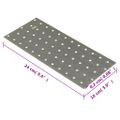 vidaXL Dierované plechy 20 ks 2 mm 240x100 mm pozinkovaná oceľ