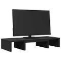 vidaXL Stojan na monitor čierny 60x24x10,5cm kompozitné drevo