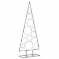 vidaXL Kovový vianočný dekoratívny stromček čierny 150 cm