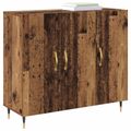 vidaXL Servírovacia skriňa Staré drevo 90 x 34 x 80 cm