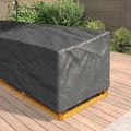 vidaXL Obal na nábytok 300 x 300 x 80 cm 210D Oxford tkanina Tvar L