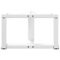 vidaXL Nohy konferenčného stolíka v tvare T, 2 ks, biele, 50x25x(30-31) cm, oceľové
