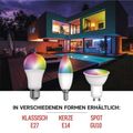 LED žiarovka EMOS ZQW515R GoSmart WIFI A65 / E27 / 11 W (75 W) / 1 050 lm / RGB / stmievateľná