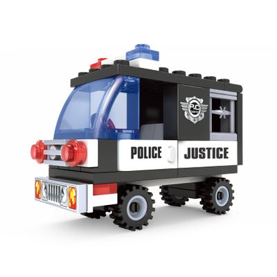 Kompatibilná stavebnica BLOXO polícia auto 48 ks