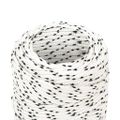 vidaXL Pletené lodné lano biele 2 mm x 25 m polyester