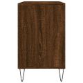 vidaXL Botník hnedý dub 102x36x60 cm spracované drevo