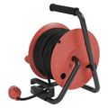 Predlžovací kábel EMOS P084256 na bubne 25 m / 4 zásuvky / guma / 230 V / 1,0 mm2 / IP44