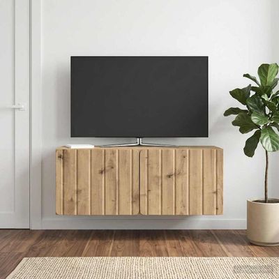 vidaXL Nástenná TV skrinka 78,5 x 31 x 30 cm Dub artisan