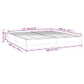 vidaXL Posteľný rám s boxspringom čierny 160x200 cm zamat