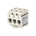Svorka univerzálna UK 50/3x1 A, 160A, 3pól., AL/CU, krytá, sivá, na DIN