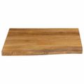 vidaXL Stolová doska 80x80x3,8 cm živý okraj masívne mango