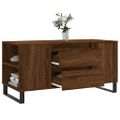 vidaXL Konferenčný stolík hnedý dub 102x44,5x50 cm kompozitné drevo
