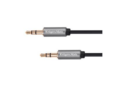 Kábel Jack 3,5mm konektor/Jack 3,5mm konektor 1m KRUGER & MATZ KM1226 Basic