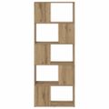 vidaXL Zostava TV skriniek 60 x 24 x 156 cm Hnedá Kompozitné drevo