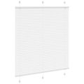 vidaXL plisovaná roleta biela 120x150 cm Šírka látky 119,4 cm