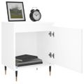 vidaXL Nočné skrinky 2 ks biele 40x30x50 cm kompozitné drevo