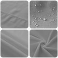 vidaXL Uterák na stôl 5 ks Svetlosivá 110 x 140 cm Polyester