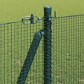 vidaXL Zvarené drôtené pletivo s betónovým základom 50 x 1,2 m Zelená