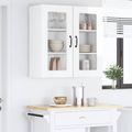 vidaXL Dvierka na umývačku Kalmar Vysoký lesk bielej 80 x 31 x 80 cm